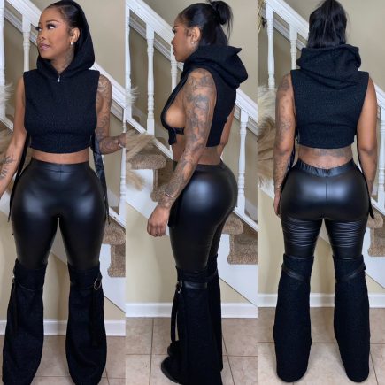 Black Hood Set