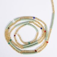 Mint Cantonments Waist Beads