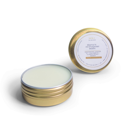 All-purpose calendula balm infused with natural calendula extract, designed to soothe and nourish sensitive, dry skin for mamas.