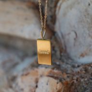 AMOR DEUS What's Love Necklace  "Loved" Variation