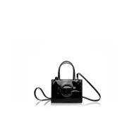 Small Shopping Bag | Black Patent