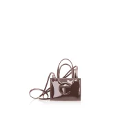 Small Shopping Bag | Chocolate Patent