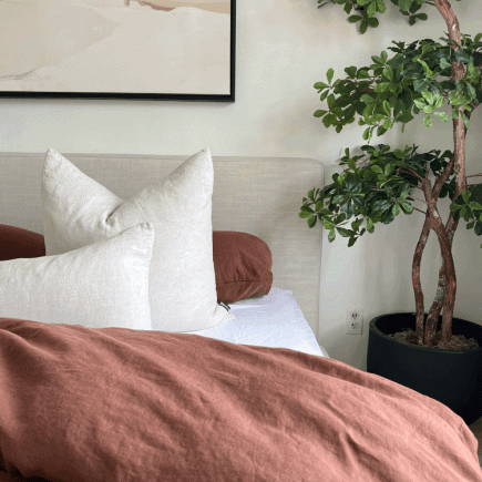 The Maple Linen Duvet Cover Set