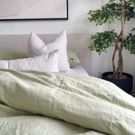 The Sage Linen Duvet Cover Set