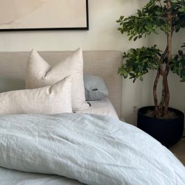 The Sky Linen Duvet Cover Set