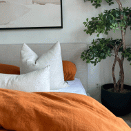 The Spice Linen Duvet Cover Set