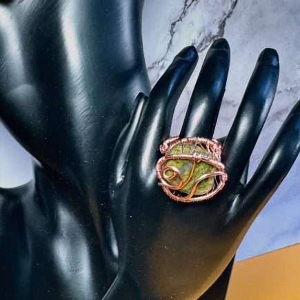 Epidote Chunky Ring (Ready to Ship)