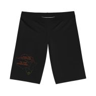 Diasporic Love Collection High Waisted Yoga Shorts