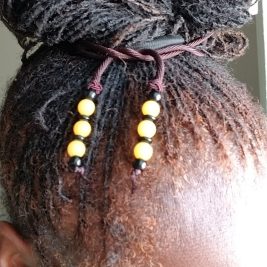 Yellow loc tie