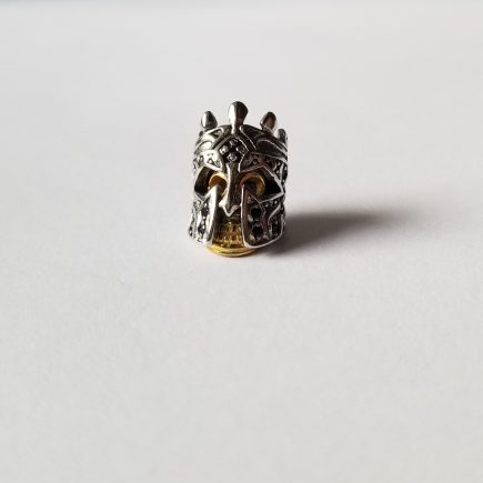 Knight skull charm