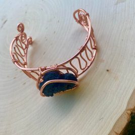 Crystal Copper Cuffs