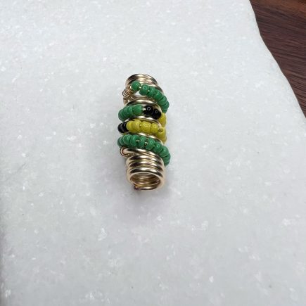 Jamaican Wire loc jewelry