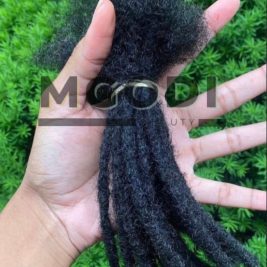 100% human hair loc extensions
