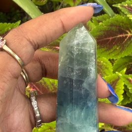 Rainbow Fluorite Point