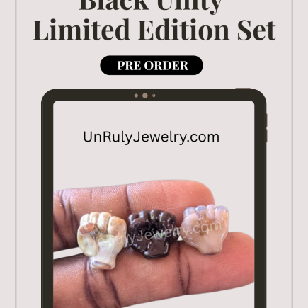 Black Unity Trio Set  - Available Friday May 23rd