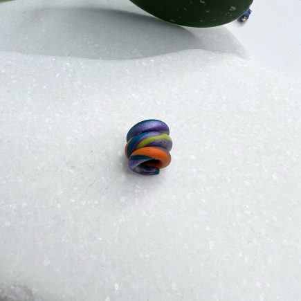 Lime and Orange  Coil (large opening)