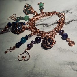 Custom Crystal Charm bracelet