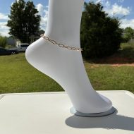 14K Gold and White Gold Plated Anklet Collection