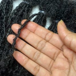 100% human hair micro loc extensions