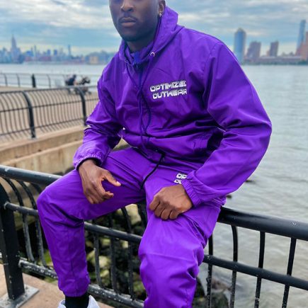 Purple Rain Windbreaker Set