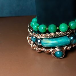 Bohemian Bracelet set (copper x beaded bundle)