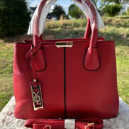 Crimson Elegance Tote