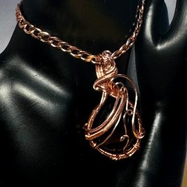 Black obsidian Necklace (Ready to ship)