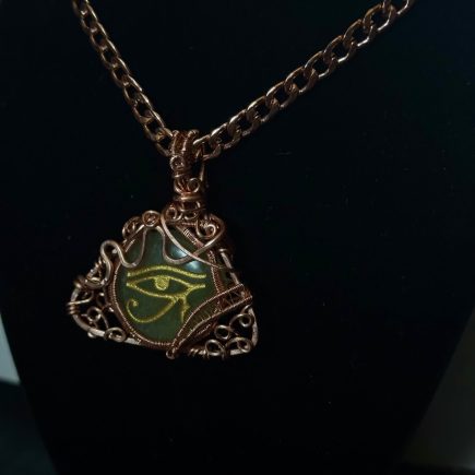 Eye of Horus Pyramid necklace