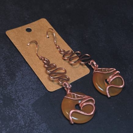 Round Crystal Earrings