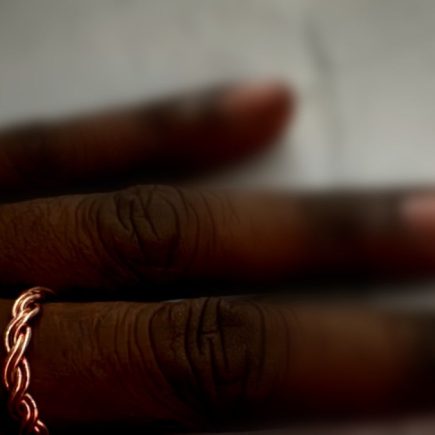 Twisted Copper Ring ( ready to ship )