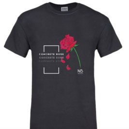 Concrete Rose T- Shirt