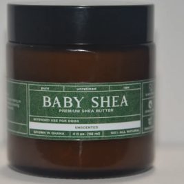 BabyShea DOGS 4oz Pure/Multipurpose/Natural raw shea butter