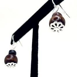 Wood Bead Earrings