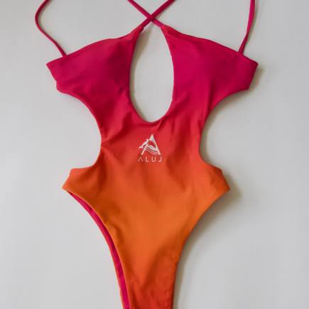 Pink Ombre Monokini