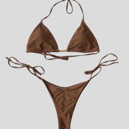 Cocoa Brown Stone Bikini
