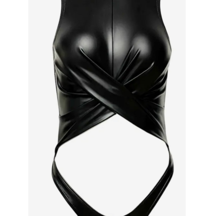 Vegan One Piece Thong Swimsuit (PLUS)