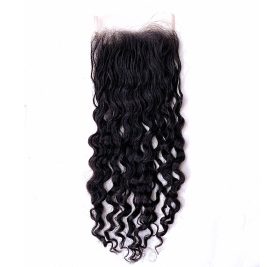 YUMMY Raw Burma Curly HD Lace Closure -Burmese