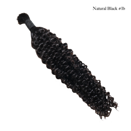Boho Deep Curly Bulk Braiding Hair
