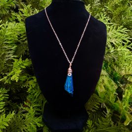 Titanium Quartz Copper Necklace