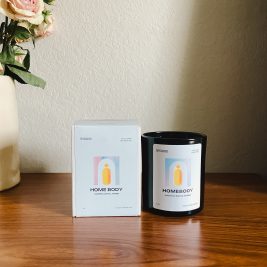 HomeBody (jasmine, santal, amber) Scented Coconut Wax Candle, 7oz