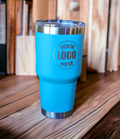 Custom 30oz Stainless Steel Tumbler (Single Logo)