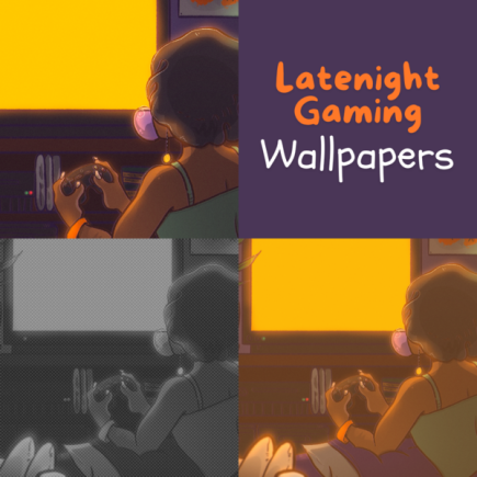 🎮Latenight Gaming - Wallpapers Android IOS 📱