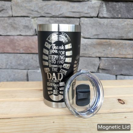 "Stepped Up" Stepdad Appreciation Tumbler