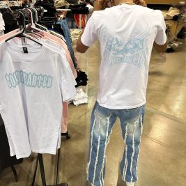 Deck Of Flames White Ice Graphic Tee