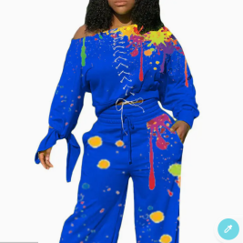 Colorful Splash Ink Print Set