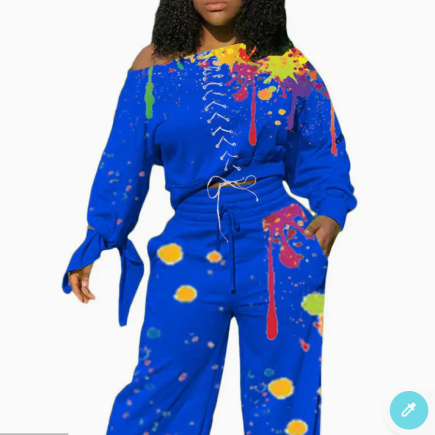 Colorful Splash Ink Print Set