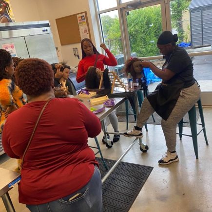 To show a past class we had