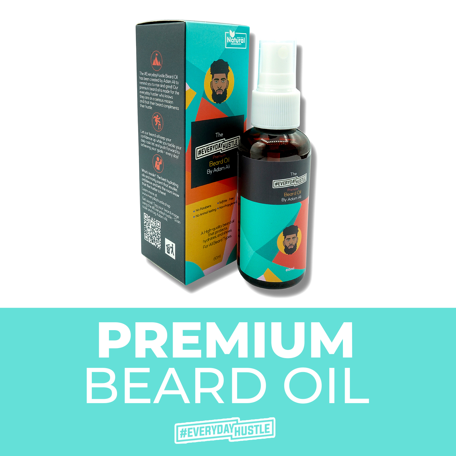 #EverydayHustle Premium Beard Oil