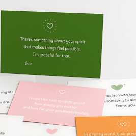 Little Reminders For Them – Printable Gratitude Card Set (16 Shareable Notes)