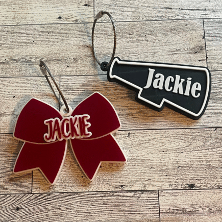Cheer bag tag